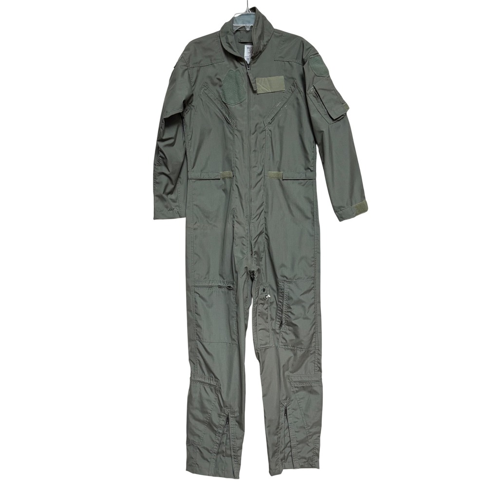 CWU-27/P Mens 42L Flight Suit Sage Green Aramid Military Greenbrier Industries